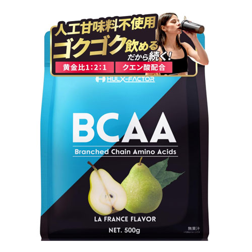 헐크팩터(HULX-FACTOR) BCAA 라프랑스맛 500g (약 40회분)