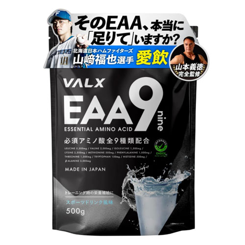 VALX EAA9 스포츠 드링크맛 500g 9종 필수아미노산