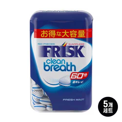 크라시에 프리스크 클린브레스 보틀 프레시민트 105g x 5개