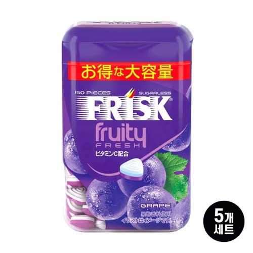 크라시에 프리스크 프루티프레시 보틀 그레이프 105g x 5개