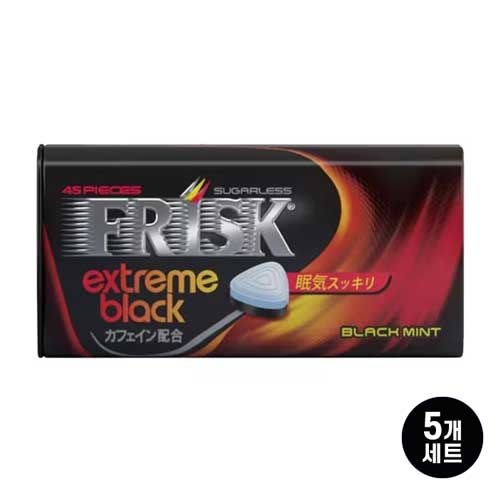 크라시에 프리스크 익스트림 블랙 블랙민트 31.5g x 5개