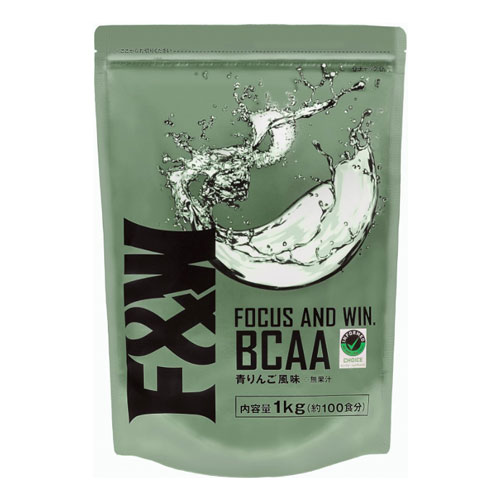 F&W BCAA 필수 아미노산 파우더 풋사과맛 1kg