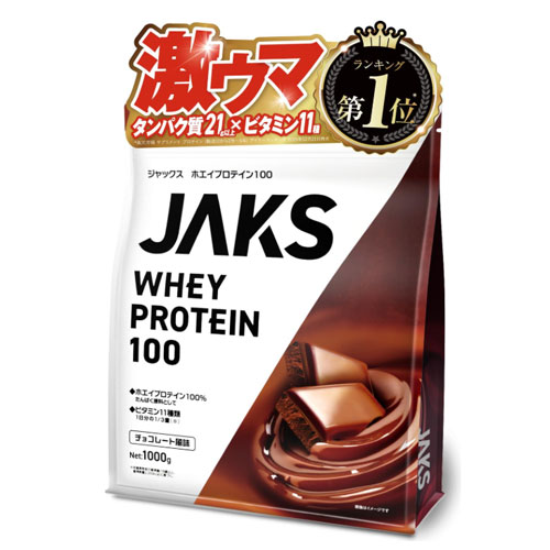JAKS 웨이프로틴 초콜릿맛 1kg WPC 11종 비타민 일본산