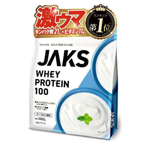 JAKS 웨이프로틴 요거트맛 1kg WPC 11종 비타민 일본산