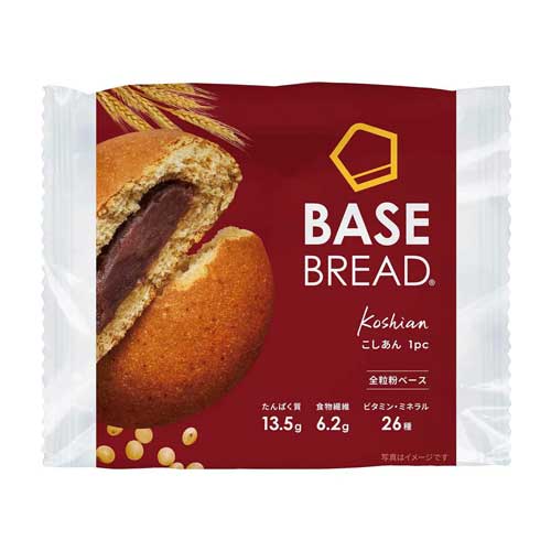 베이스푸드 BASE BREAD 베이스 브레드 단팥 1개 X3개