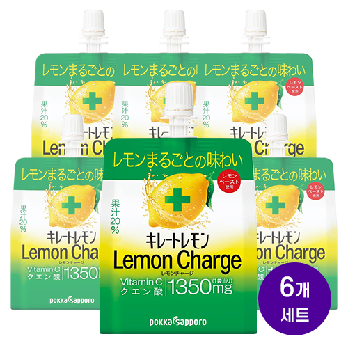 포카삿포로 키레이트 레몬 차지 젤리 165g× 6개