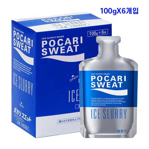 오오츠카제약 포카리스웨트 아이스 파우치100G 6개입