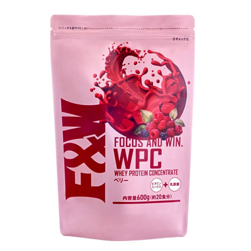 F&W WPC 웨이 프로틴 믹스베리맛 600g