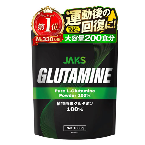 JAKS 글루타민 1kg 고순도 99% 무맛 약 200회분