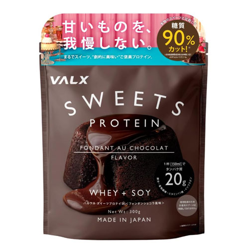 VALX  벌크스 스위츠 프로틴 퐁당 쇼콜라맛 300g