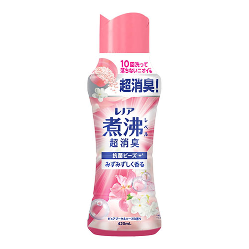 레노아 초탈취 항균 비즈 퓨어 부케 & 소프 본품 420mL