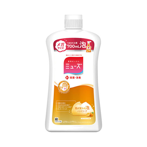 뮤즈 거품 핸드워시 프루티 프레시향 특대용량 리필 700ml