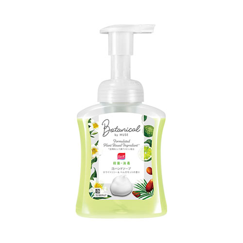 뮤즈 보태니컬 화이트 거품 핸드소프 화이트 릴리&베르가못 향 본품 250ml