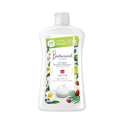뮤즈 보태니컬 화이트 거품 핸드소프 화이트 릴리&베르가못 향 리필 700ml