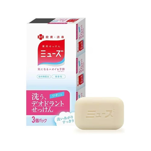 뮤즈 바디 데오도란트 비누 95g x 3개입