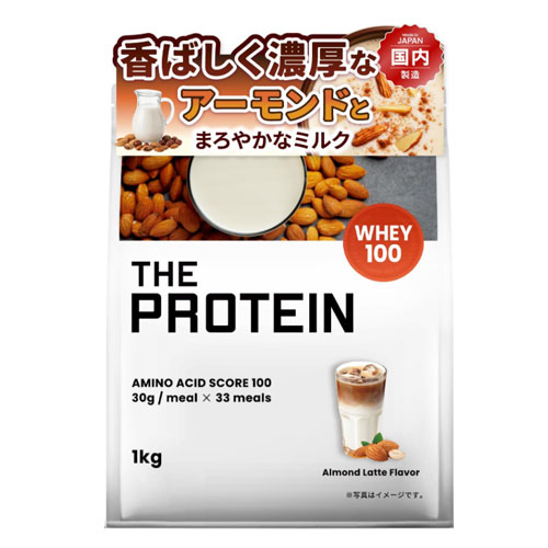 더 프로틴(THE PROTEIN) WPC 웨이 프로틴 1kg 아몬드 라떼 맛