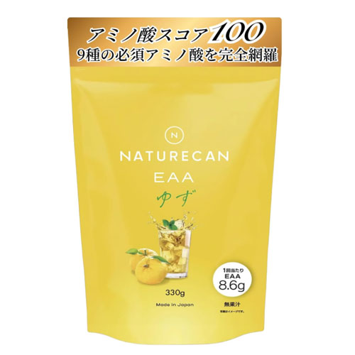 Naturecan 네이처캔 EAA 필수 아미노산 330g 유자 맛