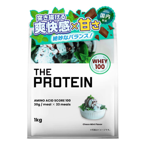 더 프로틴(THE PROTEIN) WPC 웨이 프로틴 1kg 초코민트 맛