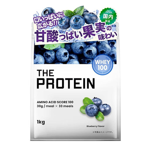 더 프로틴(THE PROTEIN)  WPC 웨이 프로틴 1kg 블루베리 맛