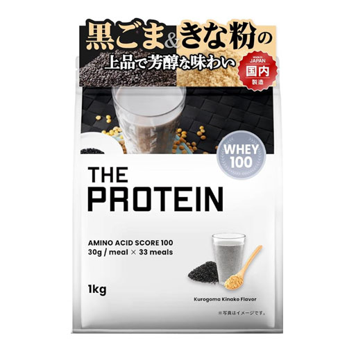 더 프로틴(THE PROTEIN)  WPC 웨이 프로틴 1kg 흑임자 콩가루 맛
