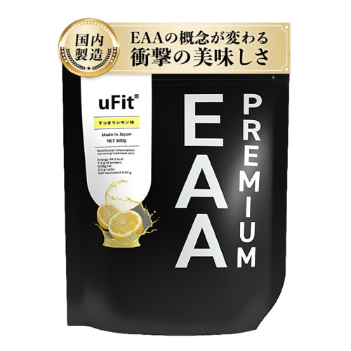 uFit Premium EAA 프리미엄 EAA BCAA  레몬 맛 600g