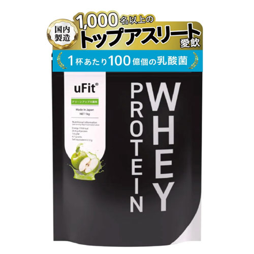 uFit  웨이프로틴 그린애플맛 1kg