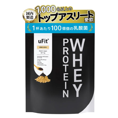 uFit  웨이프로틴 흑당 콩가루맛 1kg