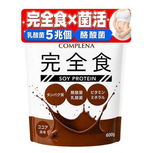 COMPLENA 완전영양식 소이 프로틴 코코아맛 600g