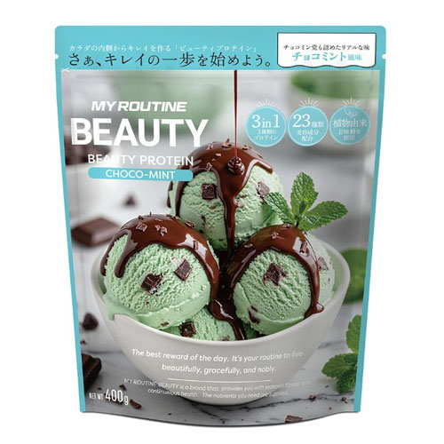 MY ROUTINE 마이루틴 뷰티 프로틴 초코민트맛 400g