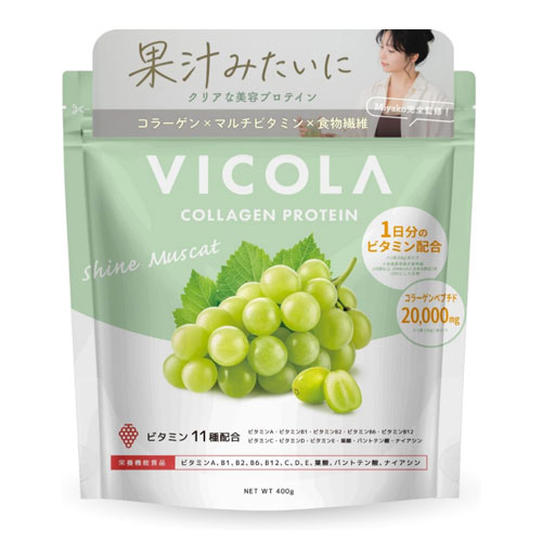VICOLA 비코라 프로틴 샤인머스캣맛 400g 콜라겐 펩타이드 프로틴 CPI