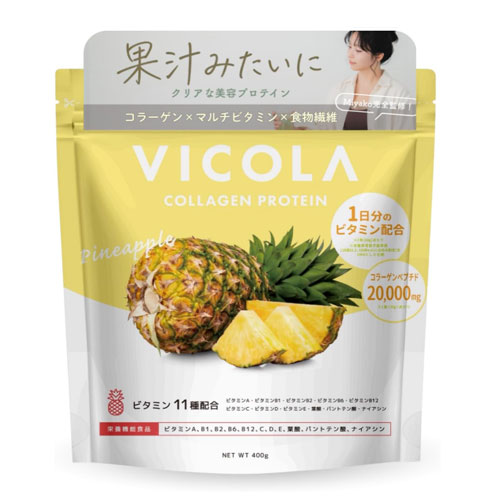 VICOLA 비코라 프로틴 파인애플맛 400g 콜라겐 펩타이드 프로틴 CPI