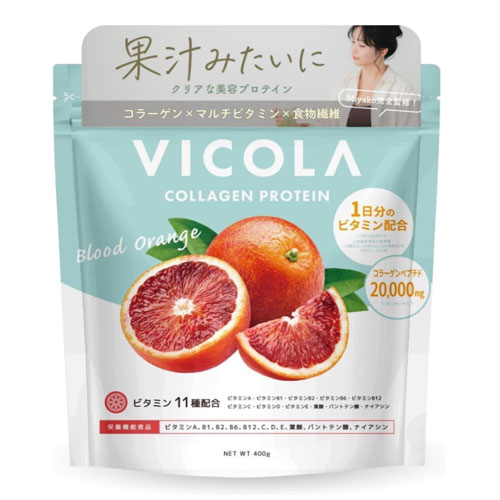 VICOLA 비코라 프로틴 블러드 오렌지맛 400g 콜라겐 펩타이드 프로틴 CPI
