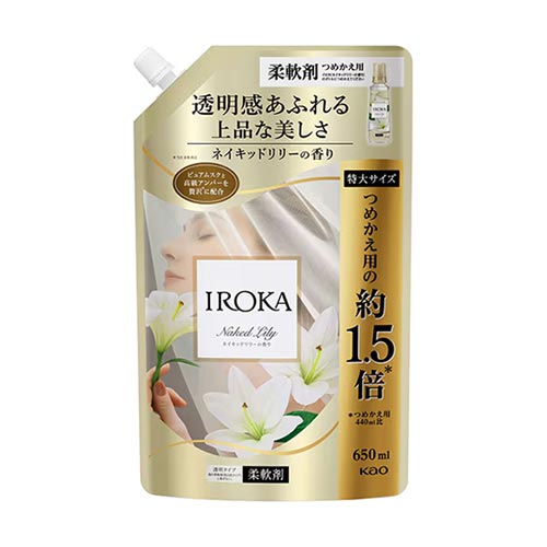 카오 이로카 네이키드 릴리 섬유유연제 리필 650ml
