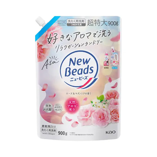 뉴비즈 로즈 & 매그놀리아향 액체 세탁세제 리필 900g