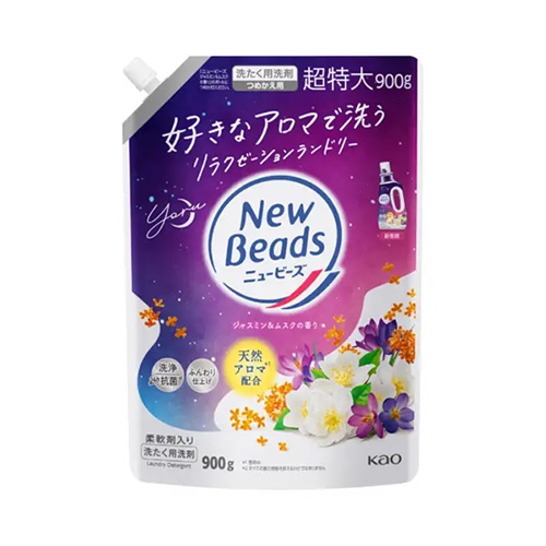 뉴비즈 자스민 & 머스크향 액체 세탁세제 리필 900g