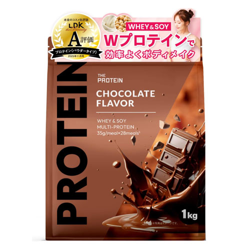더 프로틴 멀티 프로틴 초콜릿맛 1kg WPC 웨이·소이 프로틴