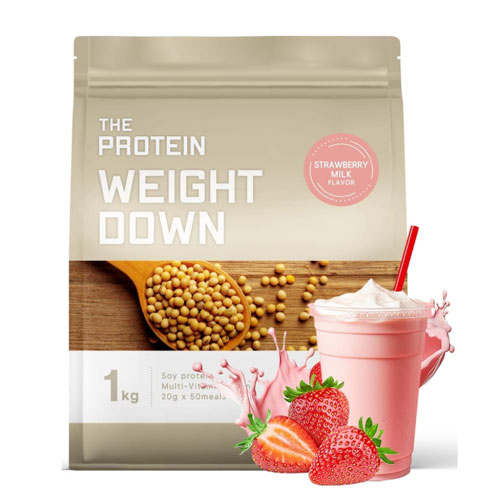 더 프로틴 웨이트 다운 소이 프로틴 딸기 밀크맛 1kg