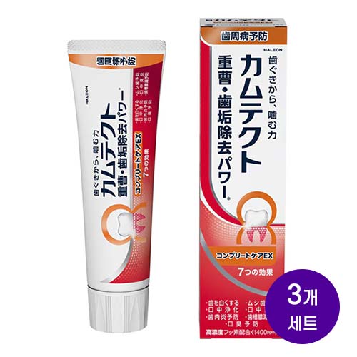 캄텍토 컴플리트 케어 EX 치약 105g 프리미엄 민트향x3개세트