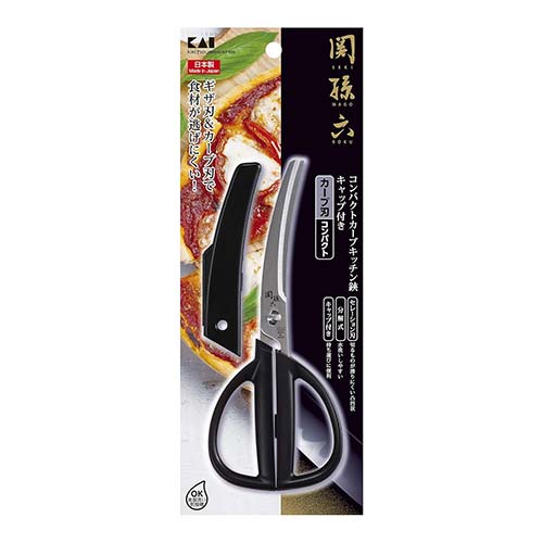 KAI 카이 세키마고로쿠 컴팩트 커브 주방가위 캡 포함 DH3347