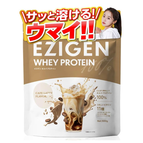 EZIGEN 이지겐 웨이 프로틴 카페라떼맛 1kg