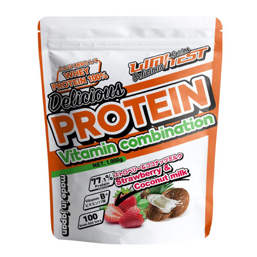 리미테스트 LIMITEST LIMITEST 딜리셔스 시리즈 웨이프로틴 딸기 & 코코넛 밀크맛 1kg