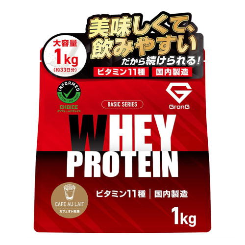 GronG 웨이프로틴 베이직 카페오레맛 1kg
