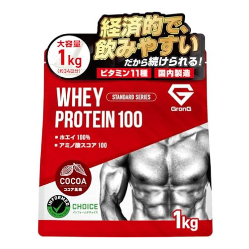 GronG  웨이프로틴 100 스탠다드 코코아맛 1kg