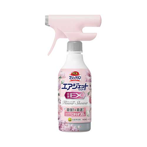 매직클린 욕실 청소 세제  바스 매직클린 에어젯 제균 EX 플라워 샤워 향 본체 390ml