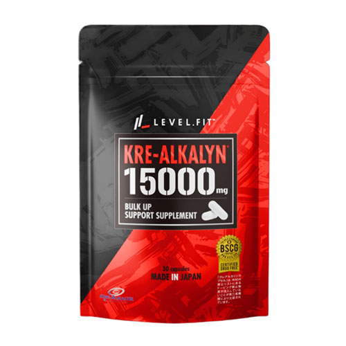 LEVEL.FIT 크레알칼린 캡슐 고순도 크레아틴 모노하이드레이트 30정