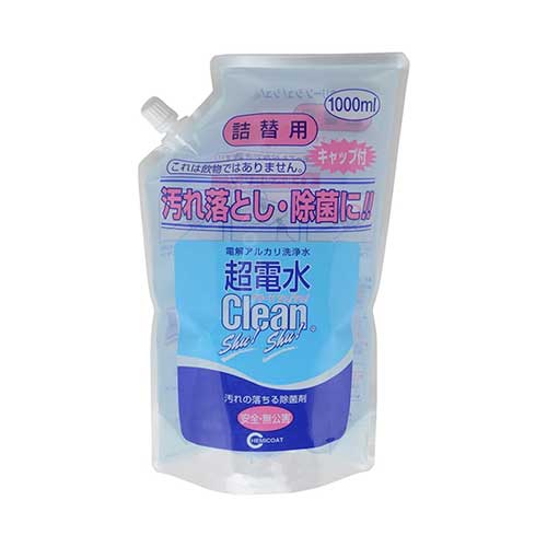 도쿄핸즈 만능 클리너 케미코트 초전수 클린 슈슈 전해 알칼리 세정수 1000ml (리필용)