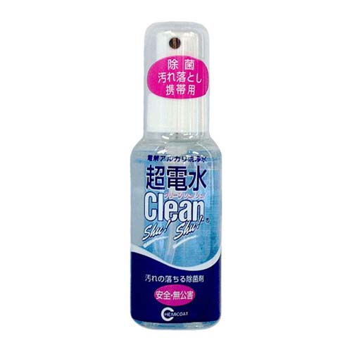 도쿄핸즈 만능 클리너 케미코트 초전수 클린 슈슈 전해 알칼리 세정수 휴대용 S 보틀 50ml