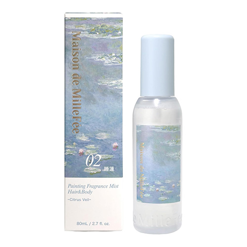 메종 드 밀퓌 그림 프래그런스 헤어 & 바디 미스트 02 수련 시트러스 베일  80ml