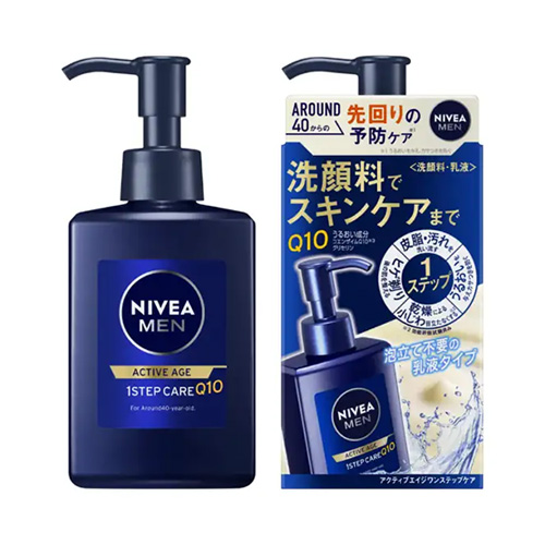 NIVEA MEN 니베아 맨 액티브 에이지 원스텝 케어 클렌징 밀크 150ml
