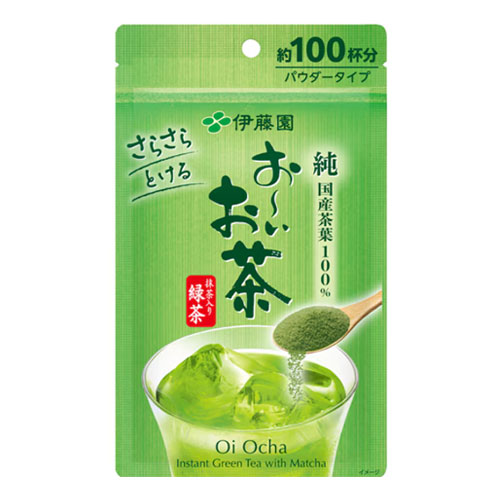 이토엔 오이오차 말차 함유 녹차 분말 80g